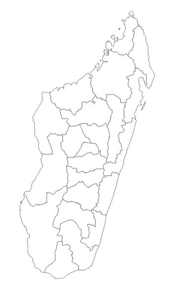 Carte des zones d'intervention du PRRC